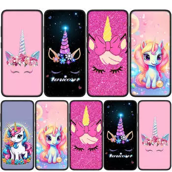 Cover for iPhone 15 14 Xiaomi Redmi Note 13 12 11 Pro Max X 8 7 9 XR Samsung Galaxy S24 S23 A05 OPPO A15 Huawei Unicorn Horse Comics Phone Case