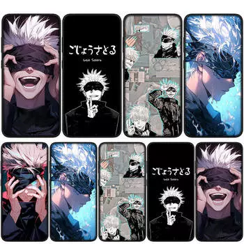 Cover for iPhone 15 14 Xiaomi Redmi Note 13 12 11 Pro Max X 8 7 9 XR Samsung Galaxy S24 S23 OPPO Huawei Cartoon Jujutsu Gojo Satoru Kaisen Phone Case