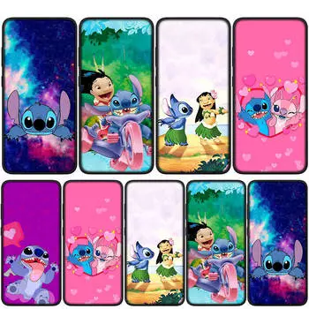 Cover for iPhone 15 14 Xiaomi Redmi Note 13 12 11 Pro Max X 8 7 9 XR Samsung Galaxy S24 S23 A05 OPPO A15 Huawei Fashion Lilo Cartoon Stitch Phone Case