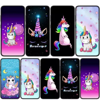 Cover for iPhone 15 14 Xiaomi Redmi Note 13 12 11 Pro Max X 8 7 9 XR Samsung Galaxy S24 S23 A05 OPPO A15 Huawei Fashion Unicorn Horse Phone Case