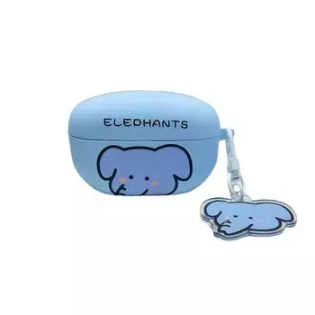 Cover Sony XM5 Bluetooth Earbuds Case Cute Cat Crayon Xiaoxin Cartoon Elephant XM5 Silicone Soft Shell XM5 Skin Feeling Frosted and Lettered Haha Sony WF-1000XM5 Elephant + Listing