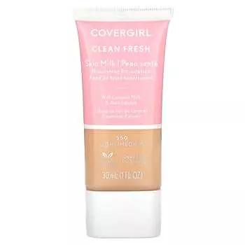 Covergirl, Clean Fresh, питательная тональная основа Skin Milk, оттенок 550 Light/Medium, 1 жидкая унция (30 мл)