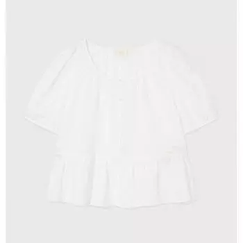 Covernot Женская блузка с расклешенной юбкой и сборками B1 co2502SS74 Wh CO2502SS74 WH WS