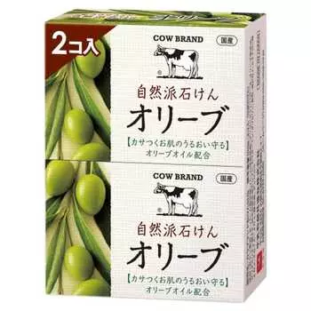 Cow Brand Natural Soap Olive 100g x 2 pieces