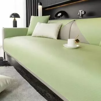 Чехол для дивана из коровьей кожи, водонепроницаемый барьер от мочи, чехол для дивана для гостиной, нескользящий чехол для дивана, однотонный чехол для дивана 50x70cm 1pcs