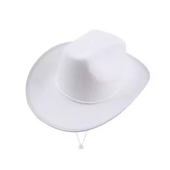 Cowboy Accessory Cowboy Hat Cosplay Bachelorette Party Hat Funny Cowgirl Hat Men Beige White