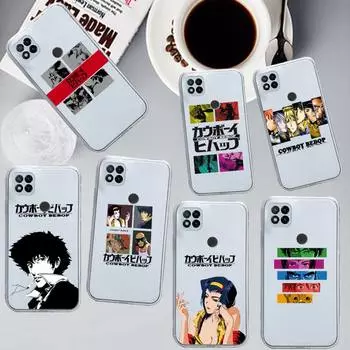 Чехол для телефона в стиле аниме «ковбой бибоп» прозрачный для Xiaomi redmi note xf poco 10 11 9 7 8 3 its pro cover shell coque redmi note 8