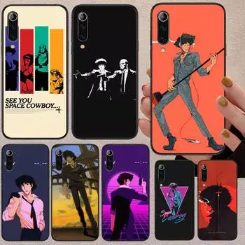 Чехол для телефона «Ковбой Бибоп» для Xiaomi Mi 8 Lite 9 SE 10 10T Pro Mi 11 для серии Mi, черный силиконовый мягкий чехол Mi 8 SE