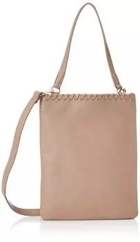 Cowhide soft 2way shoulder bag OK [Perke] 3-layer 08-00-09381 Women s