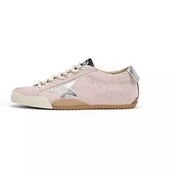 Cowhide version age-reducing star little white shoes are old casual style versatile small dirty shoes women s board shoes 34