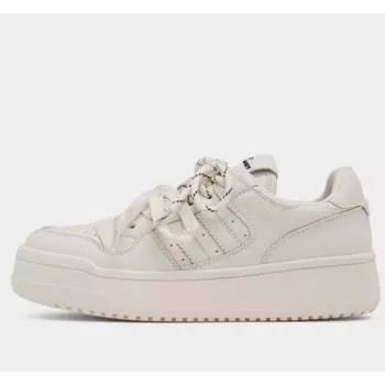 Cowhide version~ leather board shoes women s new autumn and winter retro sports and leisure shoes versatile warm little white shoes 35