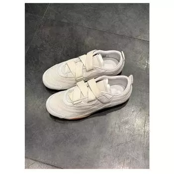 Cowhide version of the new retro style Velcro ballet women s versatile casual sports shoes 35