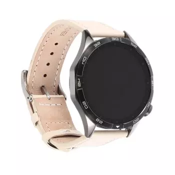 Cowhide Watch Band Watch Strap Men Women 20mm Particle Cowhide Watch Strap Women Men [CAPASTEC] White.