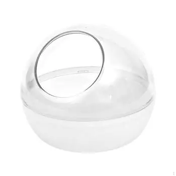 Уютный домик для мелких домашних животных - песчаные ванны для хомяков и песчанок transparent