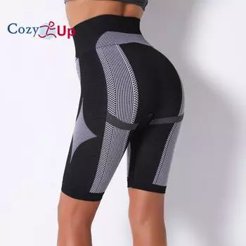 Cozy Up Байкерские шорты для женщин с высокой талией и контролем живота, летние шорты для тренировок, бега, йоги, спорта S