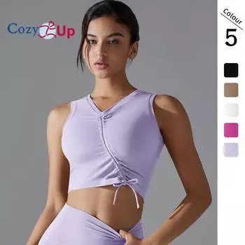 Cozy Up Бюстгальтеры для йоги для женщин Мягкие спортивные бюстгальтеры Тренировочные бюстгальтеры для женщин Легкая поддержка Сексуальный спортивный бюстгальтер S