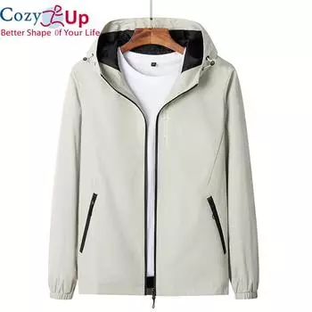 Cozy Up Hoody Bomber Мужская куртка Весна и осень Куртки-карго-бомберы Дизайнерская одежда в стиле хип-хоп Ветровка Пальто Fashion Chothing M чёрный