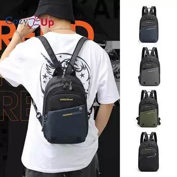 Многофункциональная сумка Cosy Up с диагональным крестом на двойное плечо для мужчин и женщин нагрудные сумки 22cm * 10cm * 31cm чёрный