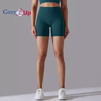 Cozy Up Шорты для йоги с высокой талией, приподнятыми бедрами и принтом тай-дай, мягкие фитнес-брюки для компрессии живота S