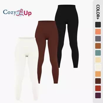 Cozy Up Женские штаны для йоги, бесшовные ребристые спортивные брюки-клеш с высокой талией, расклешенные леггинсы S