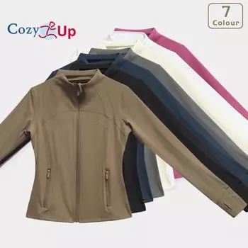 Cozy Up Женская ультрамягкая легкая куртка для йоги на молнии с карманами S