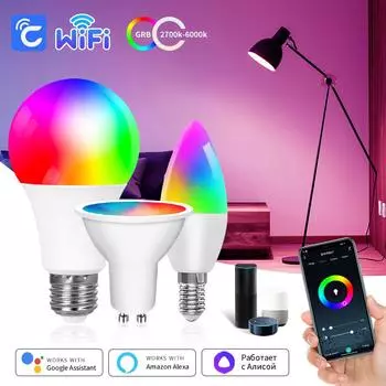 Cozylife Wifi Bluetooth Smart Bulb LED Light Bulb E27 RGB CW WW Alexa Led Lamp 110V 220V Smart Lamps For Google Assisatnt Lights