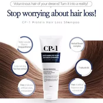 CP-1 Anti Hairloss Scalp Infusion Shampoo 250ml