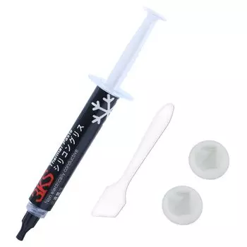CPU Grease 3KS 2g термопаста Высокопроизводительная теплопроводность Тип изоляции С шпателем Низкая вязкость Долговечность Silica термопаста Pc
