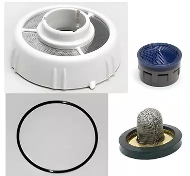 CQ01BU201 CQ563B10 CQ563B15Z CQ453018 Shower head replacement CQ683B05 CQ563B09 Maintenance Clogged water sprinkler plate foam metal fittings filter