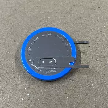 CR2032HR Автомобильная батарея для проверки давления в шинах Высокая термостойкость Рабочая температура -40 ° C до 125 ° C One Size синий