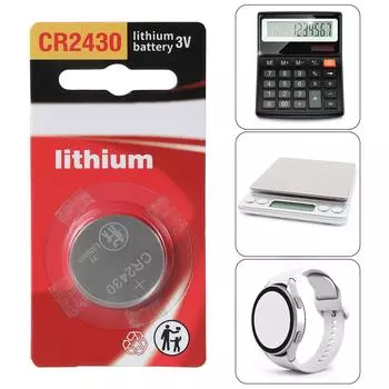 CR2430 3V литиевая батарейка литиевая батарейка-таблетка CR2430 3V литиевая батарейка-таблетка для игрушечных пультов дистанционного управления электронных инструментов