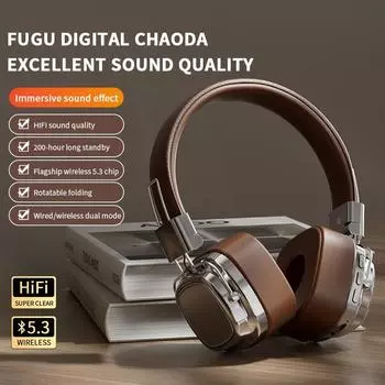 CR-8 Классические наушники-вкладыши Беспроводные Bluetooth-наушники Studio DJ Стерео Bluetooth5.3 Складные игровые гарнитуры