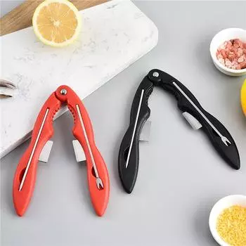 Crab Shrimp Pliers Spoon Set Seafood Tool Set with Lobster Crackers Multi-Purpose Kitchen Accessories Explanation чёрный