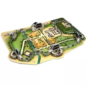Cracker Plus запланированный город Чосон Чонджо Сувон Хвасон 3D Puzzle Korea 3d Puzzle