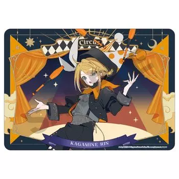 Резиновый коврик с трещинами Hatsune Miku Kagamine Rin Black Circus В372 x 522 x Г2 мм Изготовлен из резины прибл.