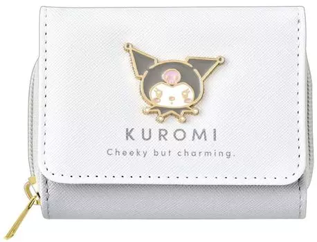 Cracks Sanrio 121904 Tri-fold Wallet/Kuromi