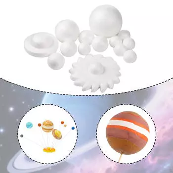 Craft Foam Balls Art Crafts Projects Handmade Decor Model Spheres for Birthday Holiday