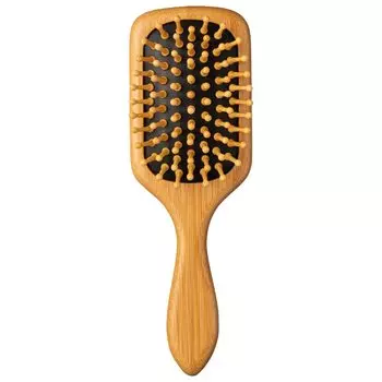 CRAFT ORGANIC Craft Organic Bamboo Paddle Brush Бамбуковая щетка для волос, которая не так легко генерирует статическое электричество Расчесывание Расческа для расчесывания Массаж кожи головы