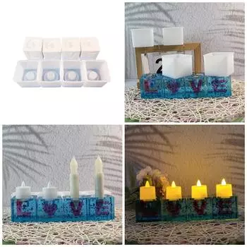 Формы для рукоделия Высокотемпературная силиконовая форма Форма СЕРДЦЕ Формы для украшений Силиконовые формы для подсвечников