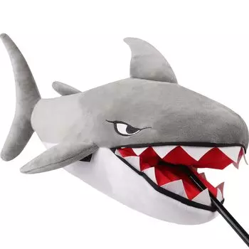 Craftsman Golf Driver Cover Character Cover Shack Pattern Gray DR Club Head Cover Wood Cover Plush Toy Easy to Put on and Take Off 460cc Cover Healing
