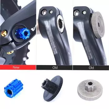 Crank Installation Tool with wrench Remove Install Crank Arm Adjustment Cap for Shimano HollowTech XT Bike Repair Tools синий