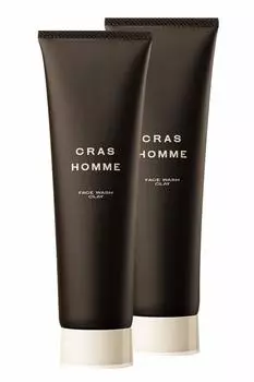 CRAS HOMME Очищающая пенка для лица с глиной и грязью Очищающая пенка для лица Кожный жир Поры Грязь Сухой Старение Уход Месяцы 120 г Каждая из Мужская без добавок 4-6 (набор