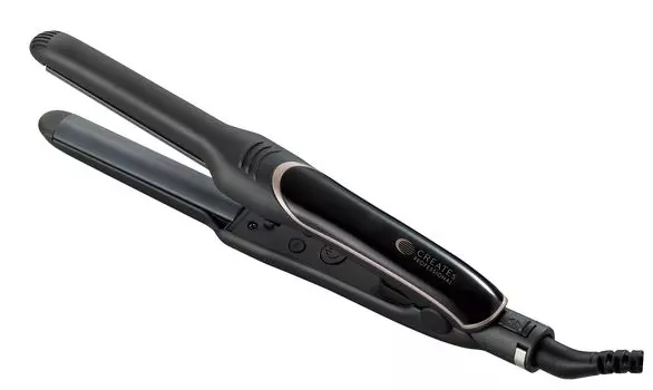 Crates Elemea R Finger Iron For International Use Short Hairstyle Nuance Arrangement Repi Can also be used for bangs чёрный