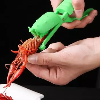 Crawfish Peeler Crawfish Shucker Crawfish Sheller Crawfish Peeler Tool for Protecting Nails and Keeping Fingers Clean красный