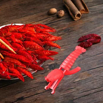 Crawfish Peeler Tool for Efficient Shelling of Crayfish And Shrimp at Home красный