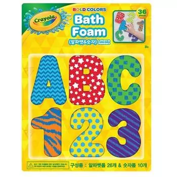 Crayola EVA пена для ванны алфавит 26шт + пена для ванны цифры 10шт набор, корейские игрушки для ванны