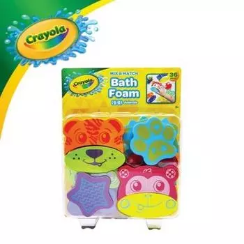 Crayola Пена для ванны Животные Детская игрушка для ванны, Корейские игрушки для ванны