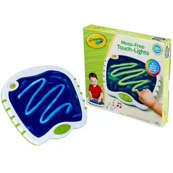 Crayola Rhythm Drawing Light Up Гелевая доска для рисования для детей 2 лет и № 811395 Оригинальный продукт Доска, вверх, светящаяся, музыка, пятно,