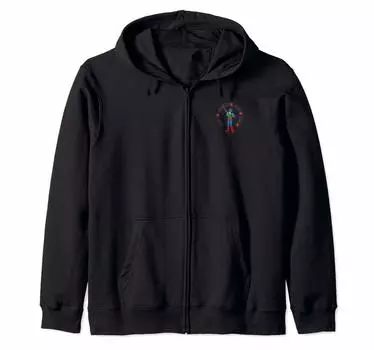 Crayon Action Kamen One Point Zip Parka [Манга] Shin-chan чёрный