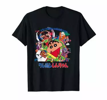 Постер фильма «Приключение мелка в Хендерленде» [Фильм] Футболка Shin-chan чёрный